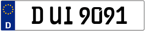 Truck License Plate